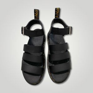 Women's Doc Martens Blaire Black Hydro Leather Sandal - s. 38/7